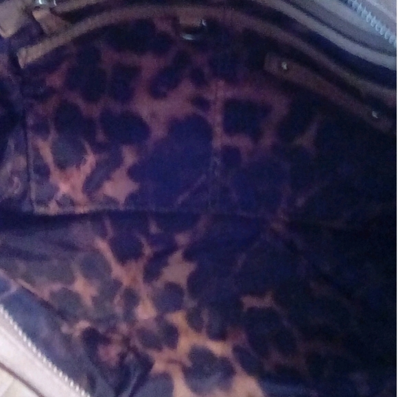 B. Makowsky Tan Leather Shoulder Bag - Picture 7 of 9